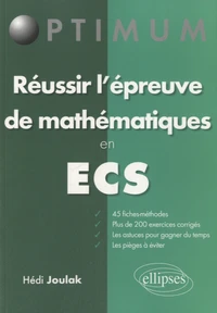 Réussir l'épreuve de mathématiques en ECS