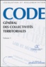  Journaux officiels - Code général des collectivités territoriales 2 volumes.