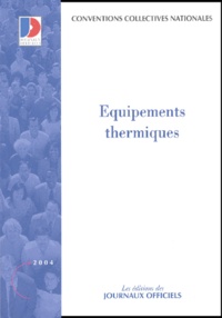  Journaux officiels - Equipements thermiques.