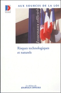  Journaux officiels - Risques technologiques et naturels.