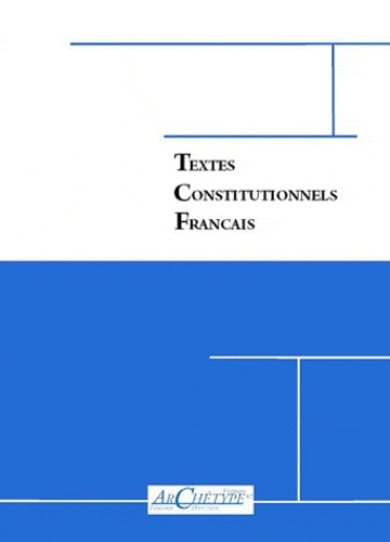  Journaux officiels - Textes constitutionnels français.
