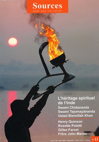 Henry Quinson et Rosette Poletti - Sources N° 11, Avril-mai-jui : L'héritage spirituel de l'Inde.