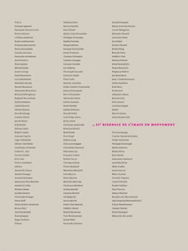  JRP Editions - 11e Biennale de l'Image en Mouvement - Edition bilingue Français-Anglais.