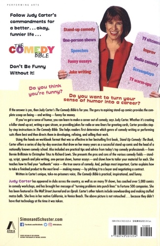 The Comedy Bible: From Stand-up to Sitcom-The Comedy Writer's Ultimate How To Guide: Carter, Judy