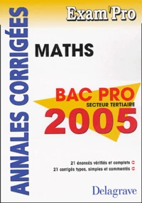 Mathématiques Bac Pro secteur tertiaire