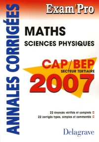 Mathématiques CAP/BEP secteur tertiaire