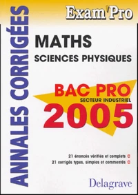 Mathématiques Sciences Physiques Bac Pro Secteur Industriel