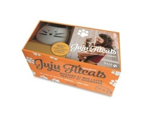 Coffret Juju Fitcats. Boissons et mug cakes healthy et gourmands. Avec 1 mug chat