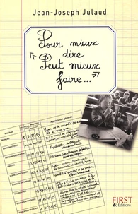 Pour mieux dire "Peut mieux faire"