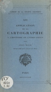 Jules Bloch et C. Caillat - Application de la cartographie à l'histoire de l'indo-aryen.
