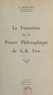 Jules Chaix-Ruy - La formation de la pensée philosophique de G.-B. Vico.