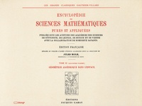 Jules Molk - Encyclopédie des sciences mathématiques pures et appliquées - Tome 3 (volume 4) : Géométrie algébrique dans l'espace.