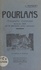 Pourlans. Monographie communale écrite en 1895