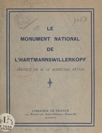 Le monument national de l'Hartmannswillerkopf