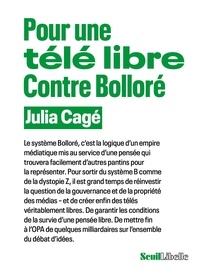 Julia Cagé - Pour une télé libre - Contre Bolloré.