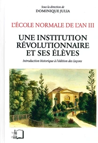 L'Ecole normale de l'an III
