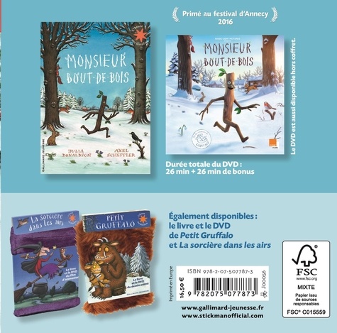 Monsieur Bout-de-Bois  avec 1 DVD