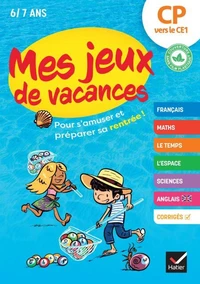 Cahier de vacances 2026 - Mes jeux de vacances - Du CP vers le CE1