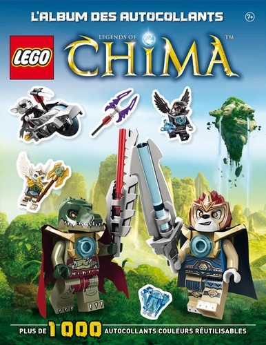Julia March - Lego legends of Chima - L'album des autocollants.