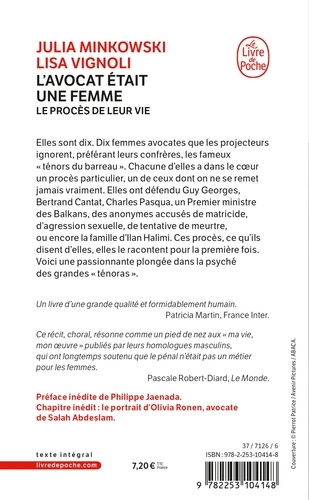 L'avocat était une femme. Le Procès de leur vie