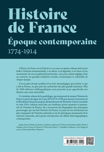 Histoire de France. Epoque contemporaine 1774-1914