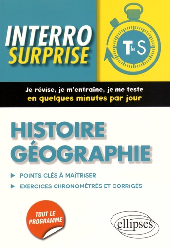Histoire géographie Tle S. Points clés à maîtriser, 81 exercices chronométrés et corrigés - Occasion