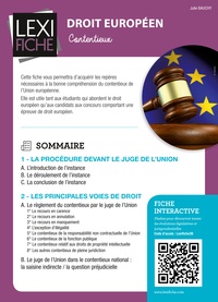 Julie Bauchy - Droit européen - Le contentieux de l'Union européenne.
