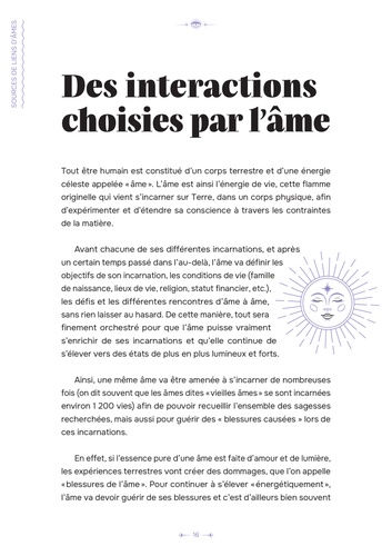 Sources de liens d'âmes. Explorez les mystères de votre incarnation