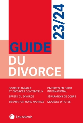Guide du divorce  Edition 2023-2024