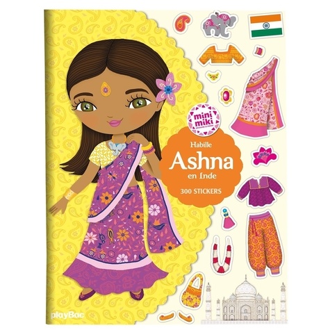 Habille Ashna en Inde. Avec 300 stickers