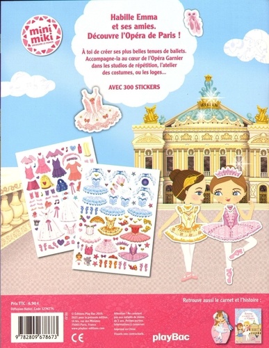 Habille Emma à l'Opéra de Paris. Avec 300 stickers