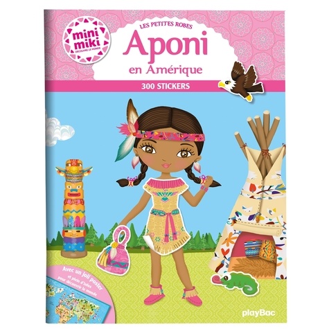 Les petites robes Aponi en Amérique. 300 stickers
