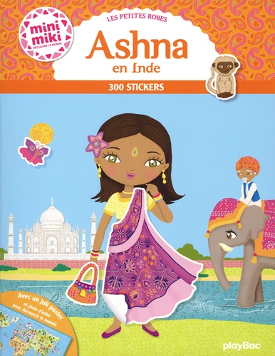 Les petites robes - Ashna en Inde. 300 stickers