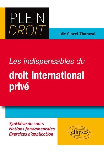 Les indispensables de droit international privé