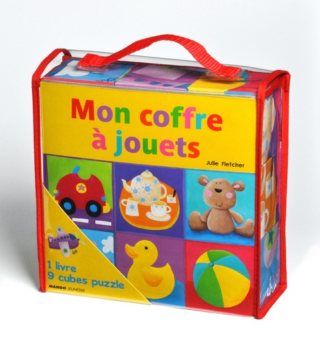 Julie Fletcher - Mon coffre à jouets - 1 livre et 9 cubes puzzle.