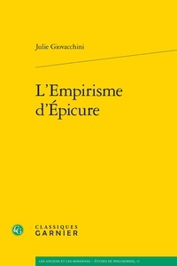 Julie Giovacchini - L'empirisme d'Epicure.