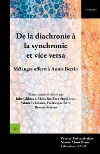 De la diachronie à la synchronie et vice versa