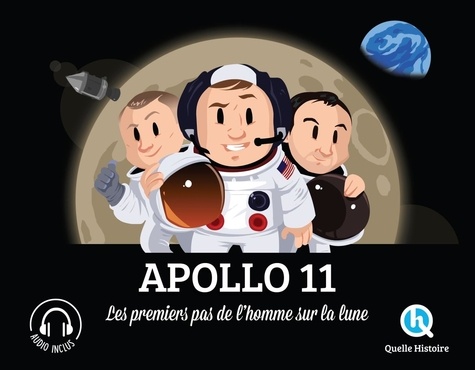 Couverture de "Apollo 11" : les premiers pas de l'homme sur la Lune