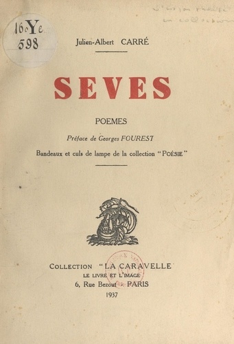 Sèves. Bandeaux et culs de lampe de la collection "Poésie"