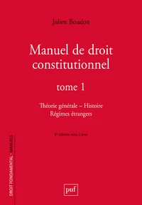 Manuel de droit constitutionnel