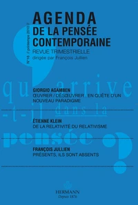 Agenda de la pensée contemporaine N° 16