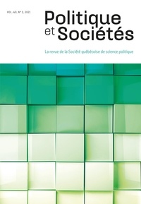 Julien Fuchs et Frédérick Guyon - Politique et Sociétés. Vol. 40 No. 3,  2021.