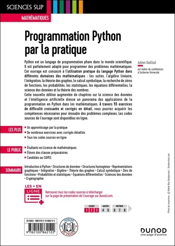 Programmation Python par la pratique - Problèmes... de Julien Guillod ...