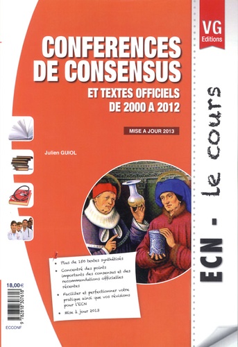 Julien Guiol - Conférences de consensus et textes officiels de 2000 à 2012.