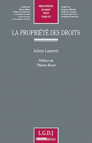 Julien Laurent - La propriété des droits.
