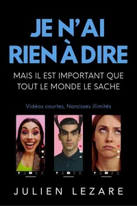 Je n'ai rien à dire mais il est important que tout le monde le sache