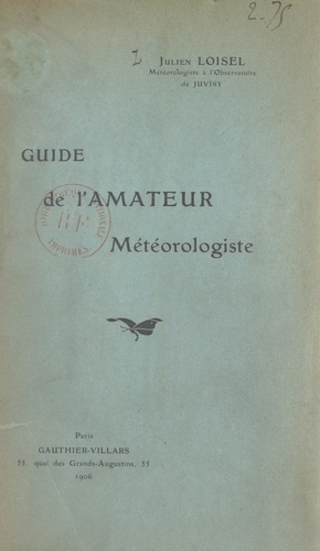 Guide de l'amateur météorologiste