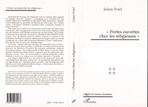 Julien Potel - Portes ouvertes chez les religieuses - Propos d'un sociologue, échos des médias.