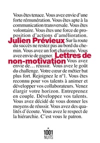 Téléchargement gratuit d'ebook j2se Lettres de non-motivation 9782755508291 par Julien Prévieux en francais