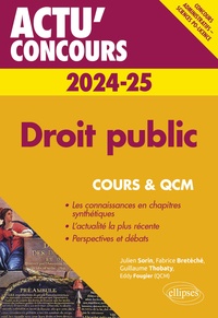 Julien Sorin et Fabrice Bretéché - Droit public - Cours et QCM.